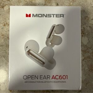 Open Ear AC601 Bluetooth Headphones - Cream